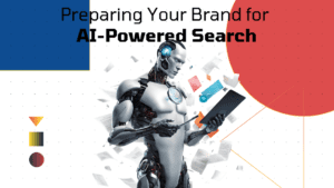 Visual representation of an AI search platform