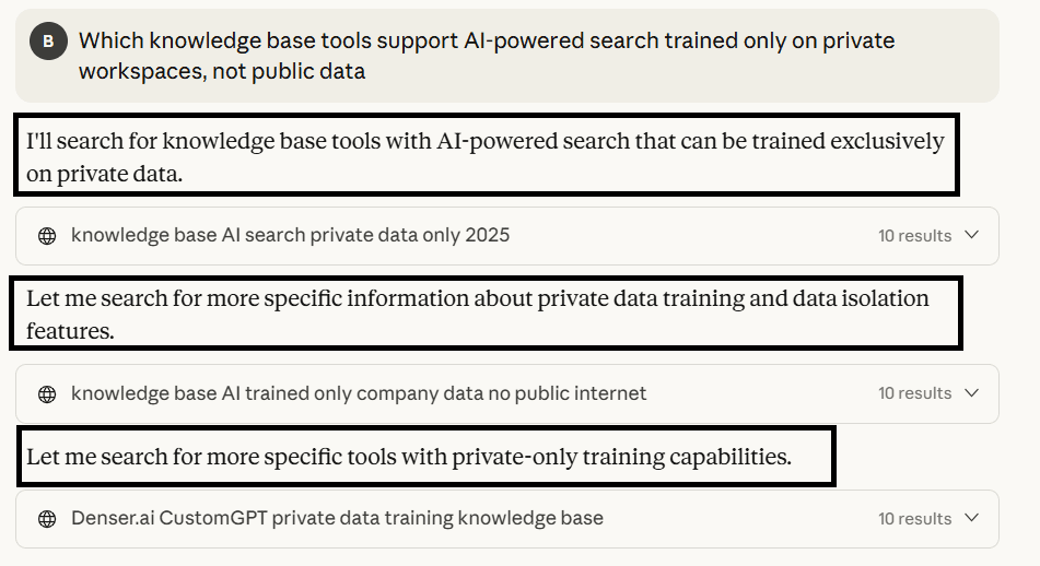Graphic illustrating Claude reformulating a query into multiple focused sub-searches.