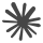 Claude logomark black